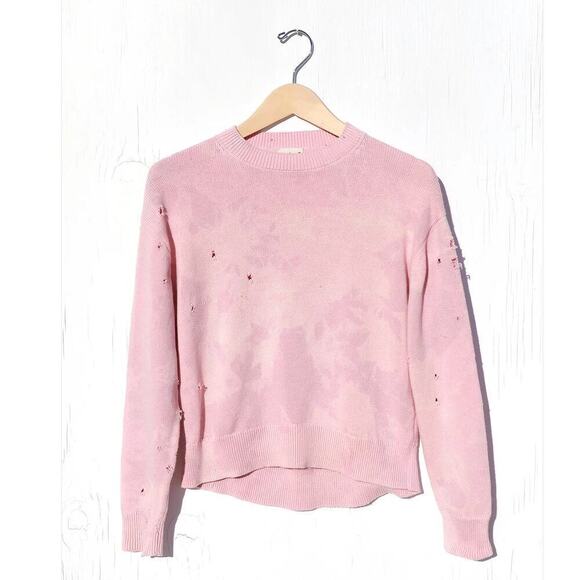 Totally Blown Shotgun Distressed Rose Sweater | Joshua Tree, Size M, EUC, $148 - Picture 8 of 9